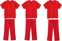 Marist PA Scrub Uniform Package including Three  Scrub Tops and Three Scrub Pants